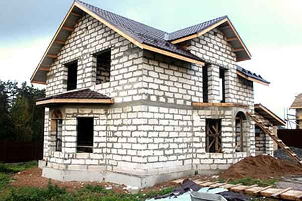Строительство дома из газобетона